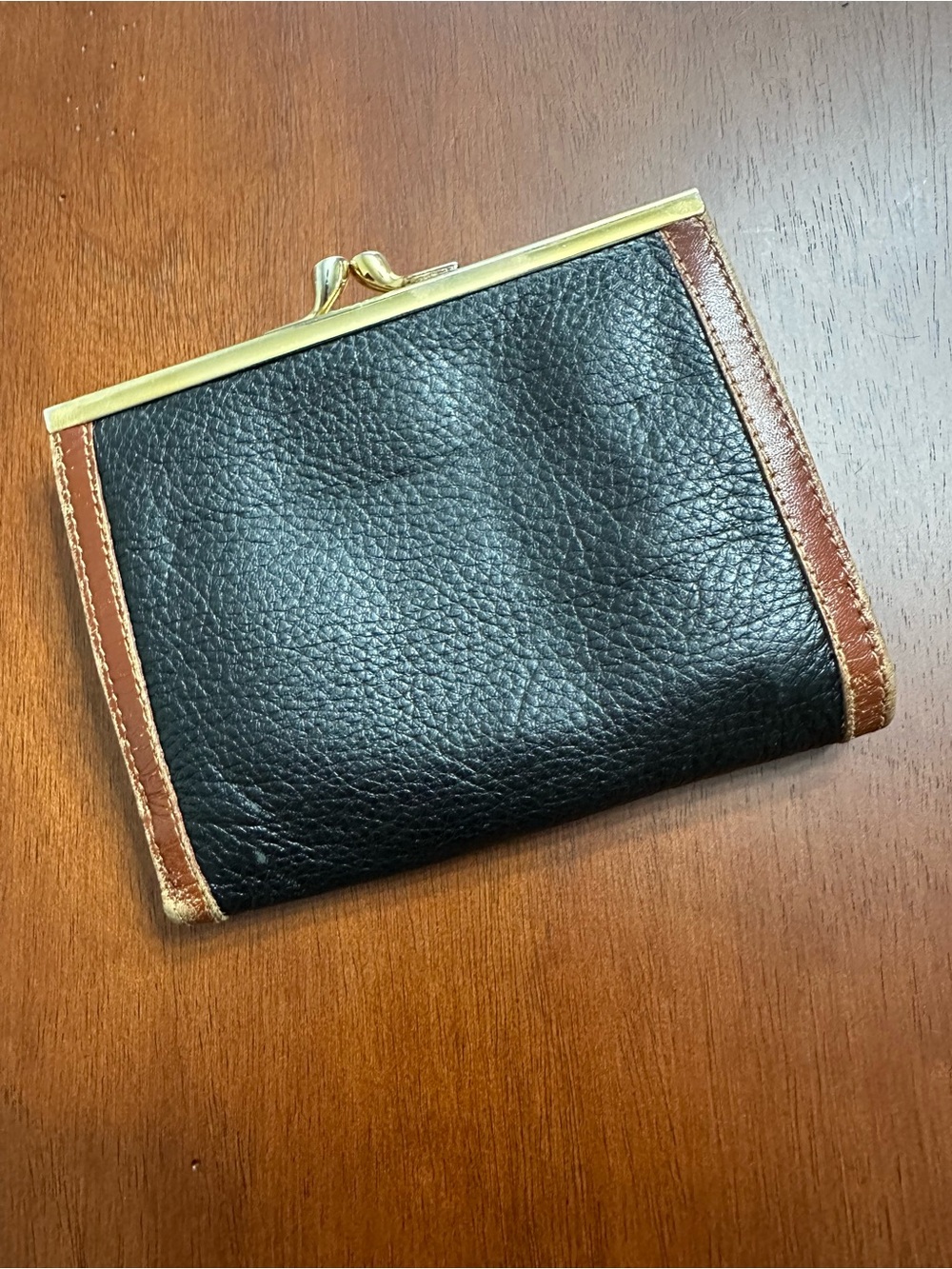 Bally Vintage Black/Brown Leather Bifold Wallet - Picture 5 of 11
